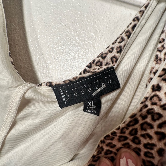 Nordstrom cheetah print jumpsuit crazy soft size xl - Picture 9 of 11